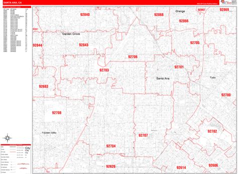 zipcode sta ana